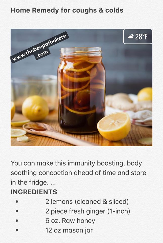 Honey Lemon Home Remedy
