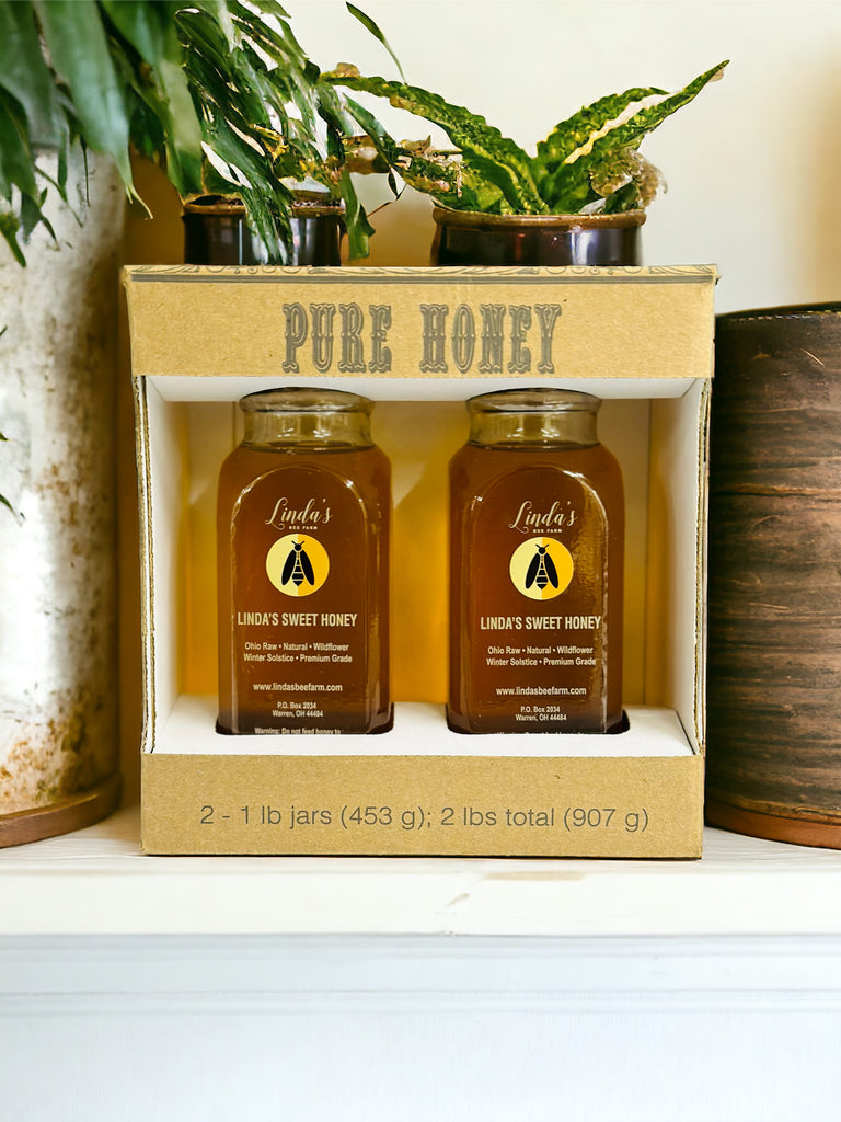 2-lb Vintage Honey Gift Set