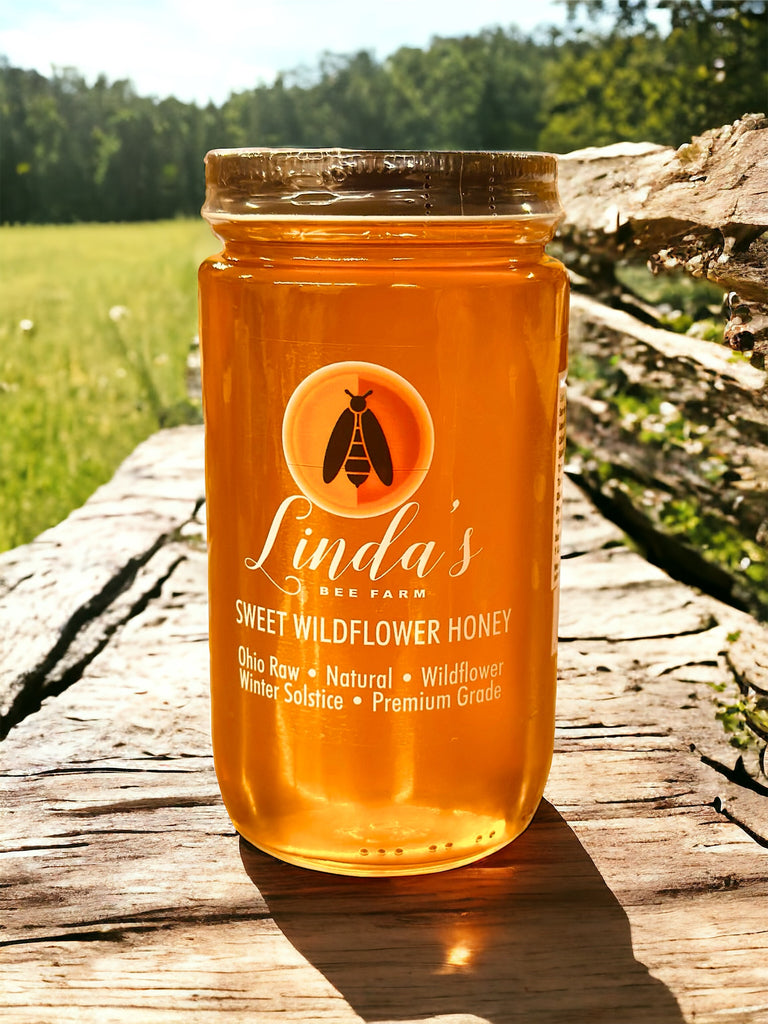 Wildflower Raw Honey-Linda’s Bee Farm 16 oz